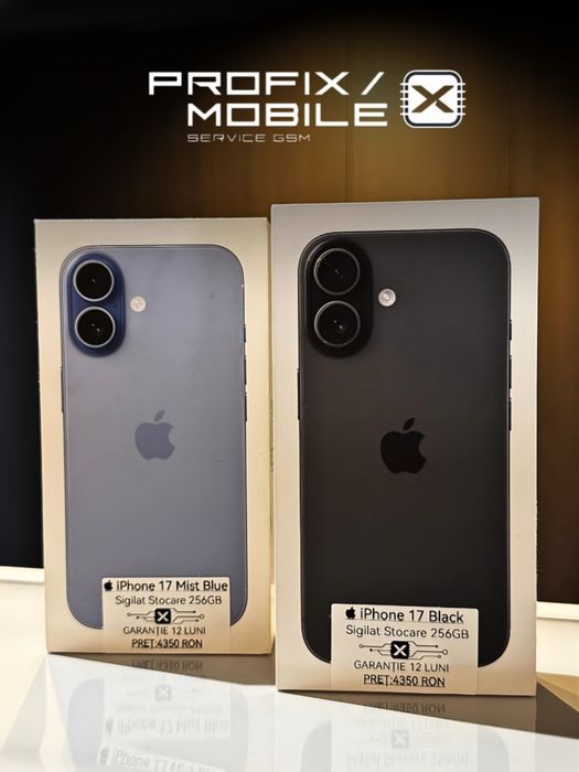 iPhone 17 256 GB Blue/Black Factura+Garantie