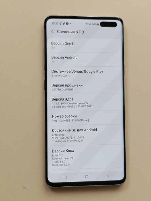 Samsung S10 256 gb 5G android 11 корейский