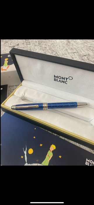 Stilou Mont Blanc Micul print albastru deschis