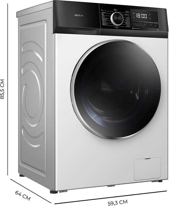 Пералня Cecotec Bolero DressCode 12500 Inverter Plus (12 кг) – Клас А