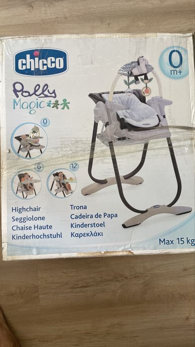 Стульчик для кормления chicco poly magic