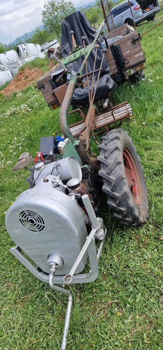 Motocultor Diesel cu remorca pe cardan Agria1800D .Cu freza si plug ,  Pretul la telefon sau mesaj .