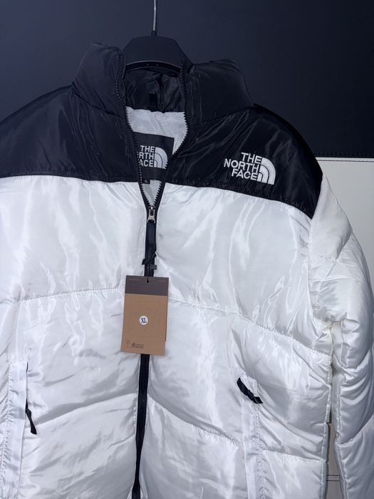 Geacă M The North Face alb albă negru neagră Nouă nepurtată  dama new