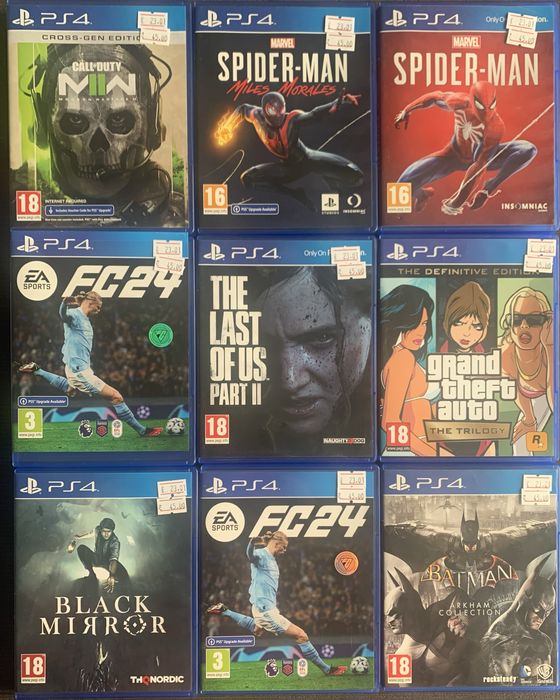 игри за playstation 4, PS 4, плейстейшън 4 - 23.01€ за брой