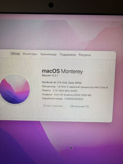 Macbook air 2015/4/128/ideal