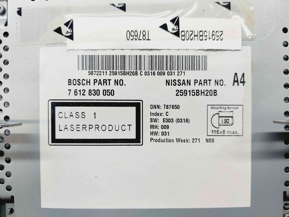 Radio CD cu navigatie Nissan Juke [Fabr 2010-2014] Hatchback 25915BH2