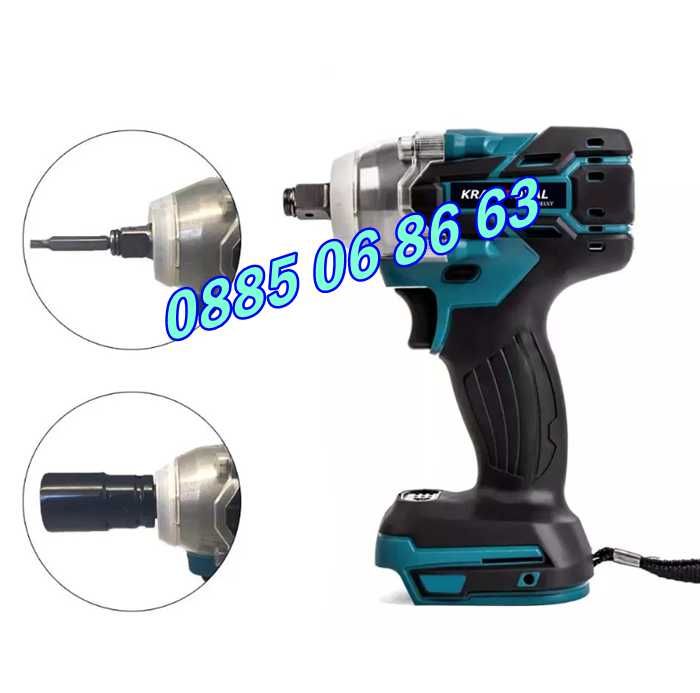 Акумулаторен ударен гайковерт-винтоверт 36V 8Ah /импакт/ с 25 части