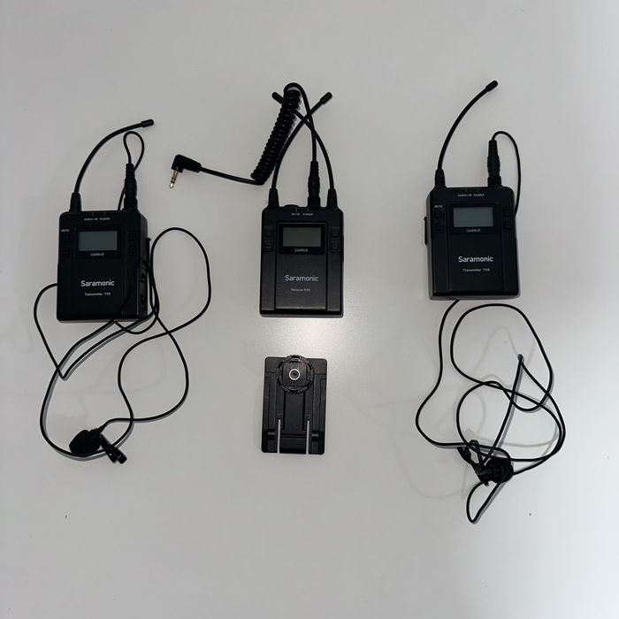 Kit Lavaliere Saramonic UWMIC9 KIT2 UHF Wireless RX9 + 2 TX9 Negru