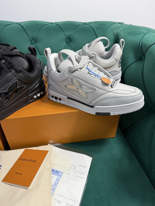 Adidasi Louis Vuitton Skate piele naturala 100% Full Box colectie noua