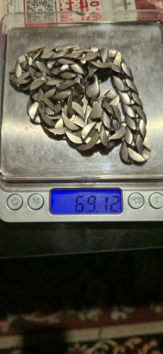 Сребърен ланец 69 грама