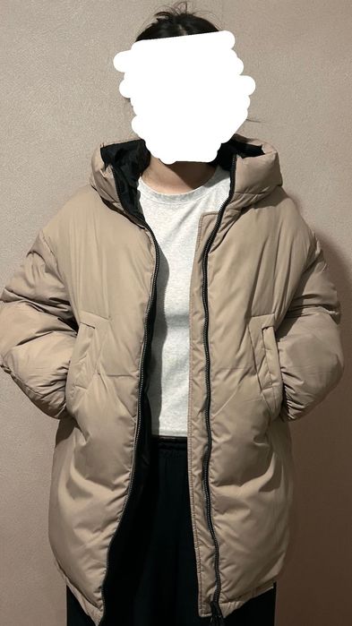 Женская зимняя куртка, двухсторонняя, хорошего качество