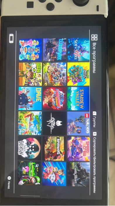 Прошитый Nintendo switch oled