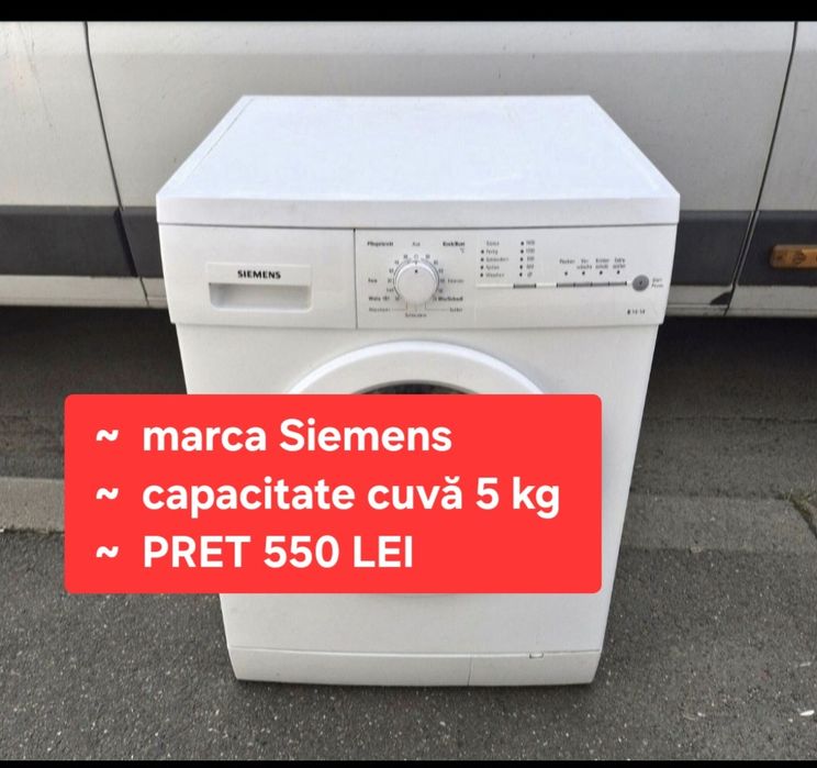 Masini de spalat rufe automate import Germania.