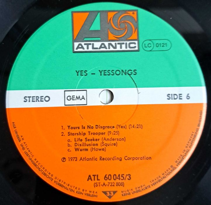 Yes - Yessongs (3 LP) vinyl