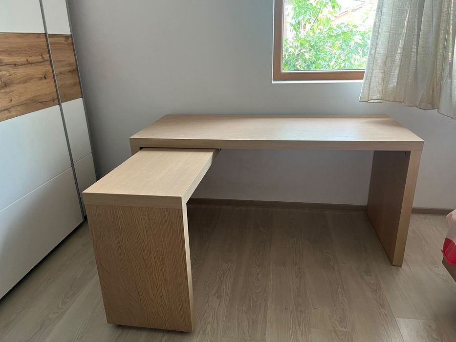 Birou Lemn Ajustabil Ikea