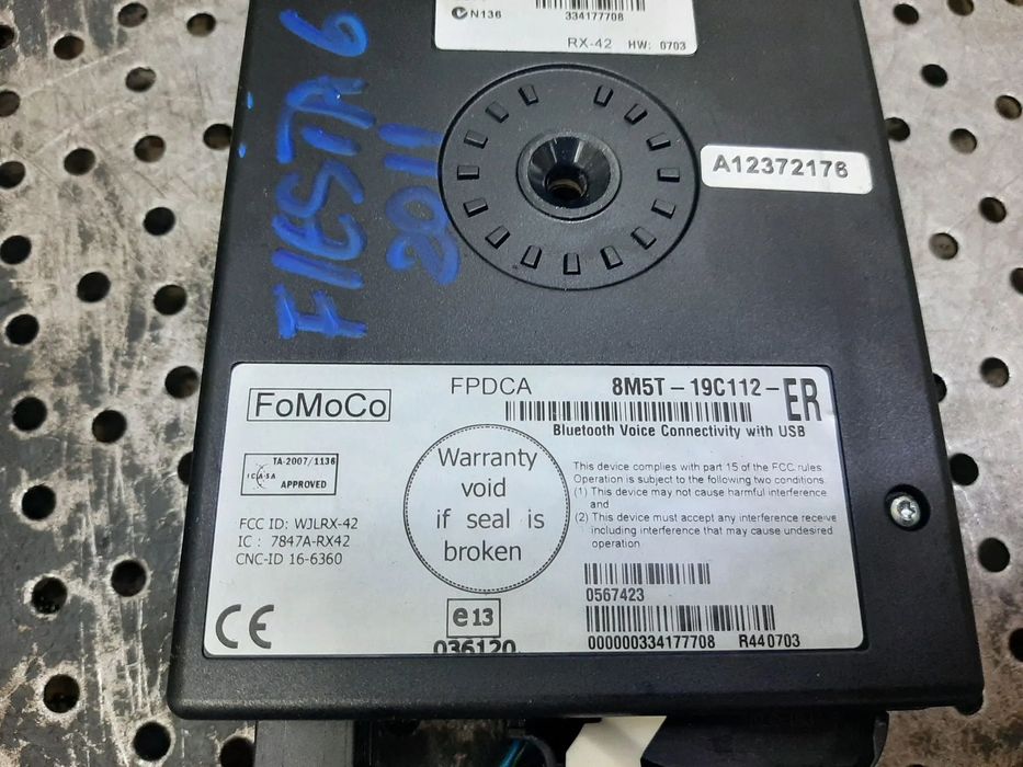 modul bluetooth ford fiesta 6 mondeo mk4  8m5t19c112er  8m5t-19c112-er