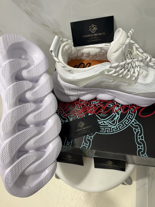 *PREMIUM* Versace Chain Reaction White