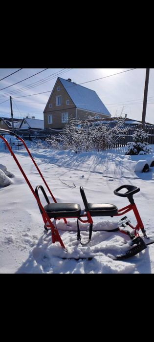 Снегокат двухместный