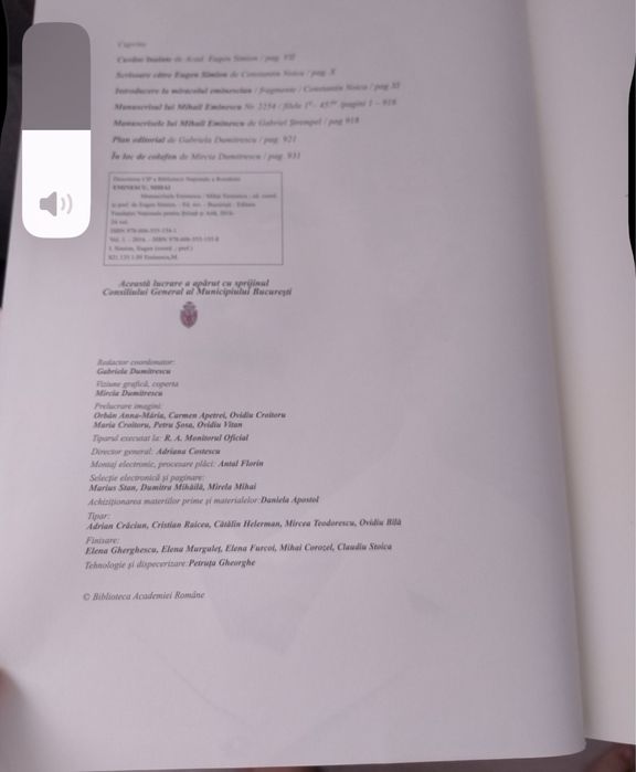 Manuscrisele Mihai Eminescu, vol 1