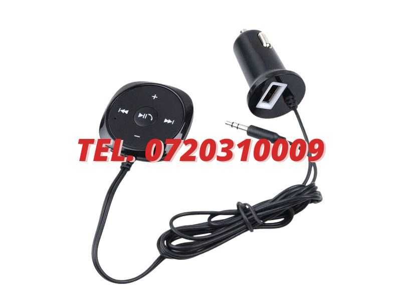Car Kit Bluetooth Wireless Aux Universal Cu Bricheta 2 Usb