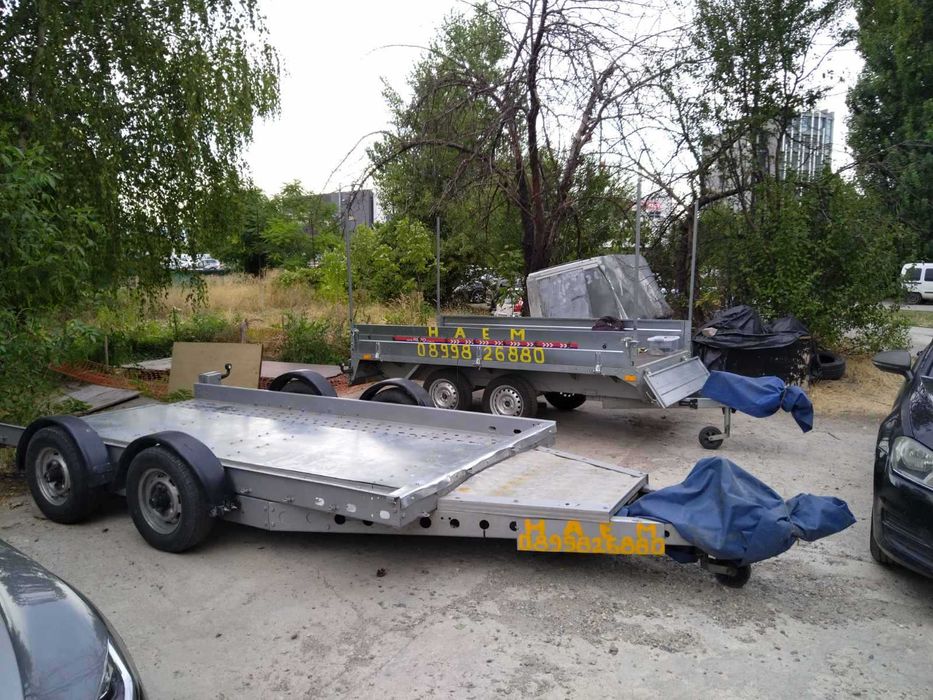 Туристическо ремарке под наем, платформа, бус под наем, Хамали София