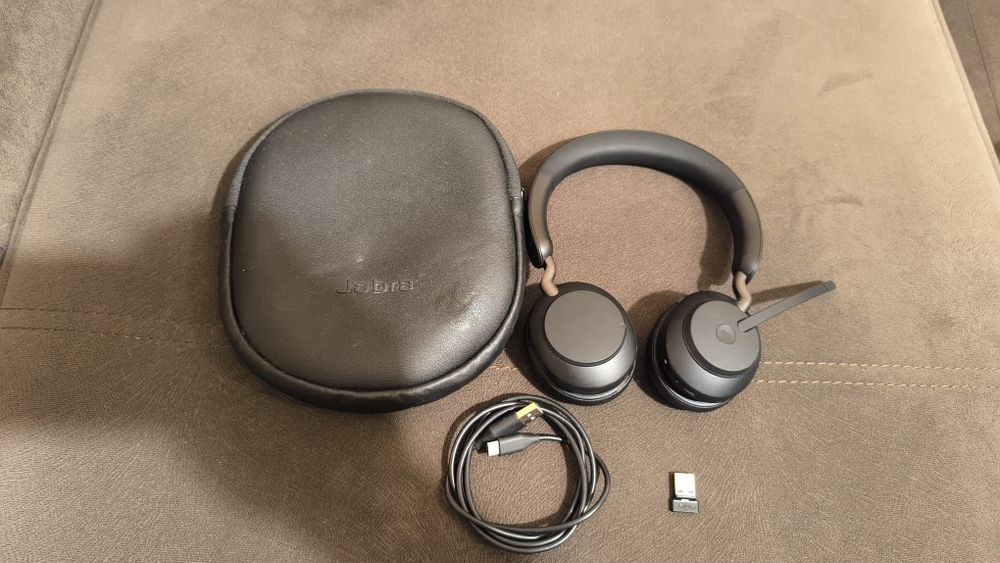 Jabra Evolve2 65 UC Stereo, Bluetooth, USB-A, Black