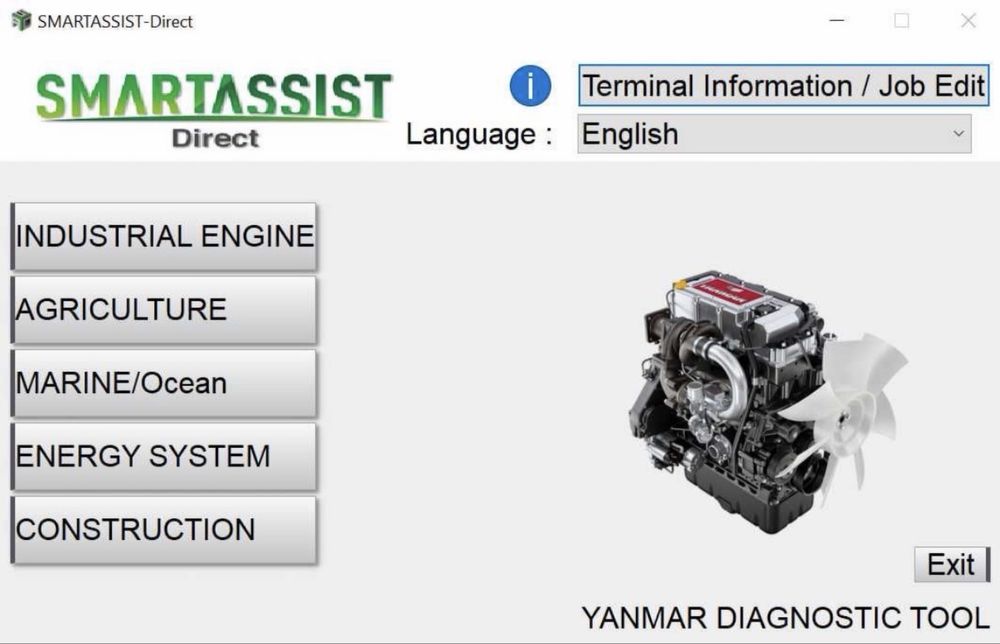 Tester/Diagnoza Yanmar+Laptop Panasonic CF-LX6 cu softul instalat