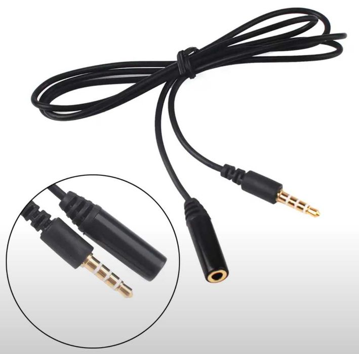 Разветвитель аудио 3.5 / Удлинитель аудиокабеля
