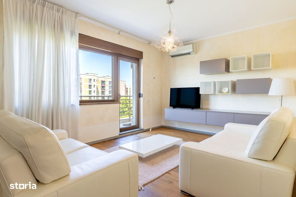 Baneasa-Sisesti ap. 3 cam, 89 mp utili total | parcare inclusa — fotografia 3