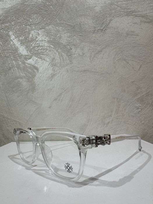 Ochelari chrome hearts negru/transparent