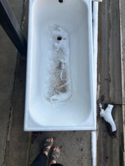 Чугунная ванна, 3 шт.