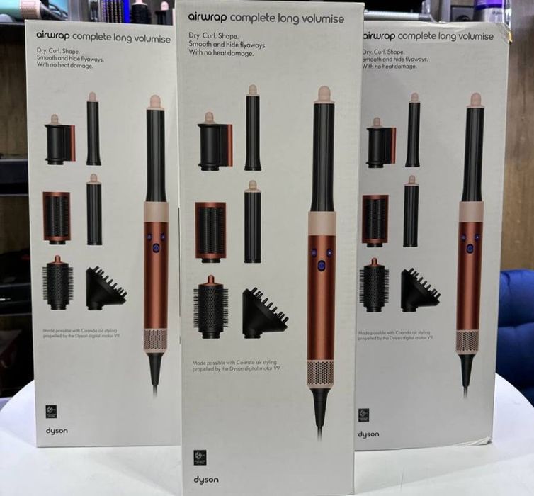 Мультистайлер фен Dyson последний оттенок Strawberry bronze/Blush Pink