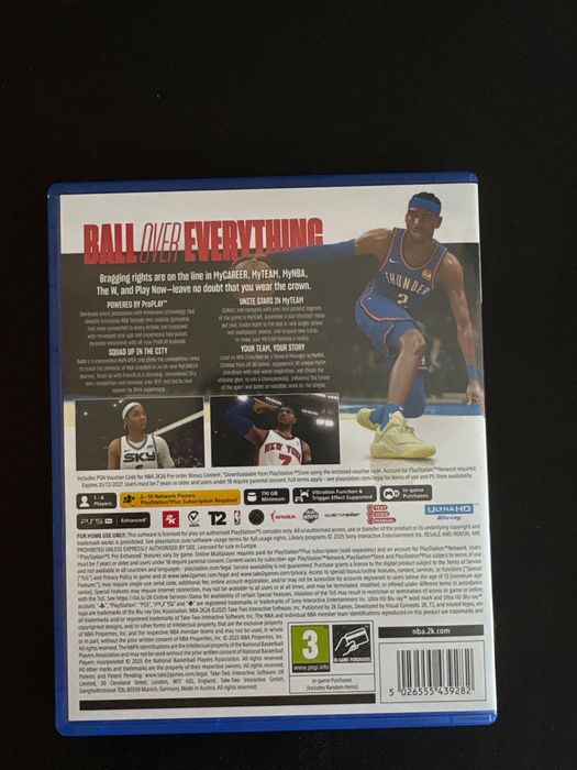 Игра за ps5 nba 2K26