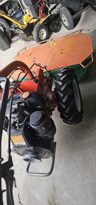 Motocultor Lombardini diesel cu Freza și cositoare rotativa 1 metru
