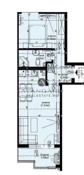 Продава се Двустаен апартамент в Пловдив, Христо Смирненски - 64 кв.м за 1415 €/кв.м - Снимка #1