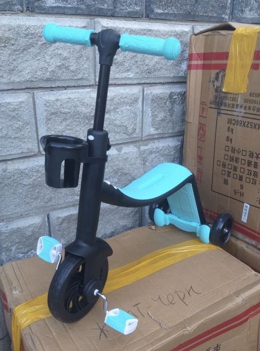 Самокат беговел, велосипед велик 3в1, трансформер,оптом