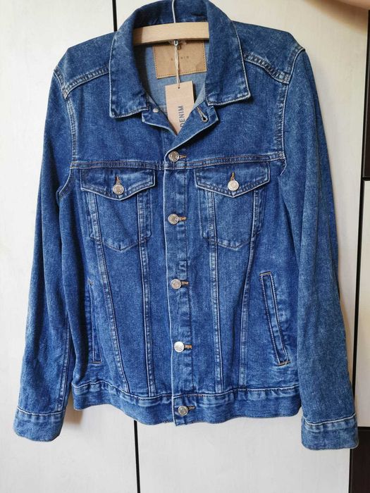 Geaca blugi de femei, H&M, marime 38/M - NOUA, cu eticheta