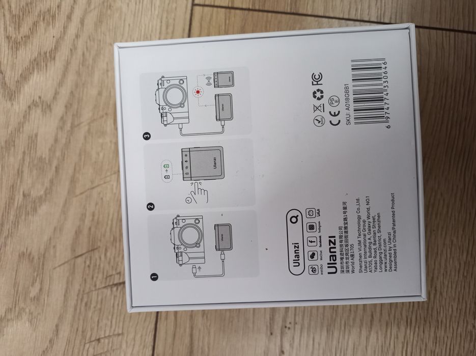 Set Microfon Lavaliera Nou - Ulanzi U-Mic AM18 - 2TX+1RX - Wireless
