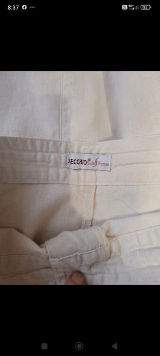 Fustă lungă Speccio din Bumbac și In Nouă