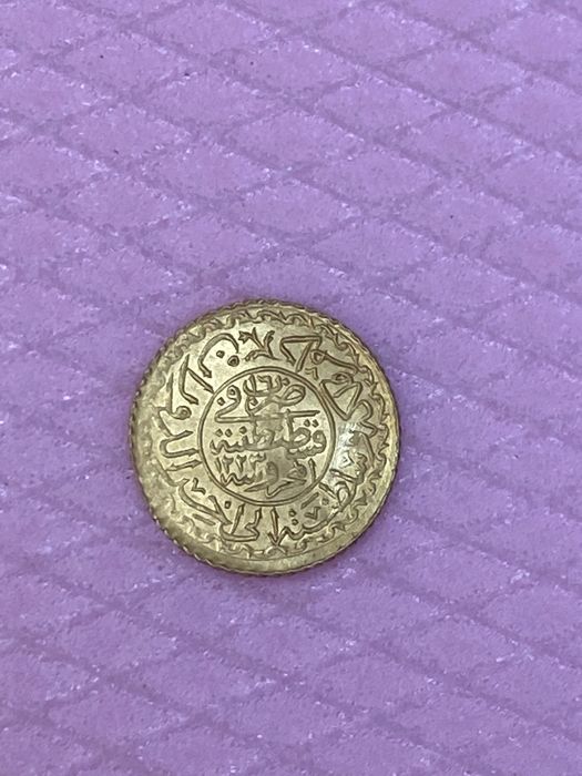 Monedă rară de colecție din imperiul otoman 22k