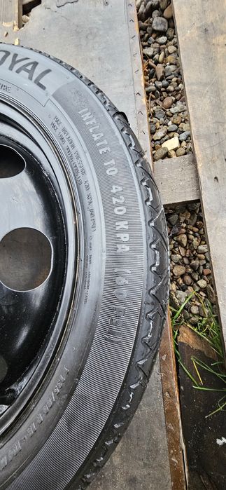 Janta cu anvelopa Rezerva Uniroyal 135/80 R18 104M Peugeot 5008