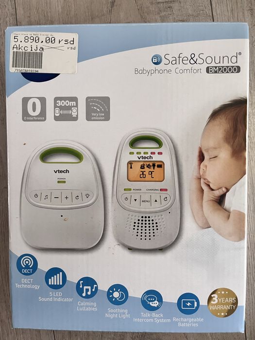 Monitor bebe VTech Safe&Sound BM2000
