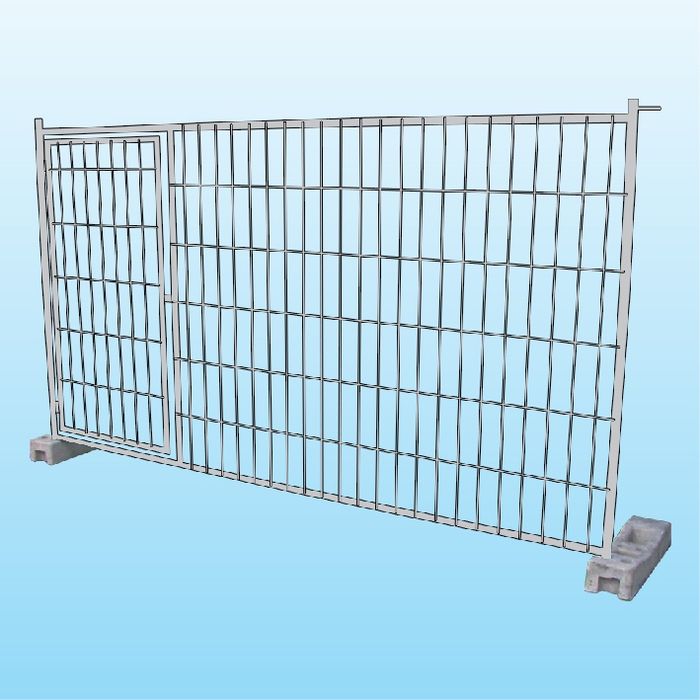 Gard mobil imprejmuire santier, evenimente, modul, panou, talpa beton