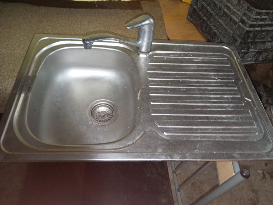 Chiuveta bucătărie plus baterie grohe