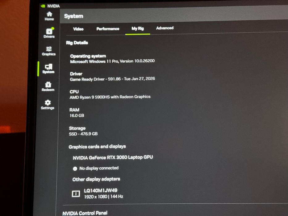 Laptop Gaming  RTX 3060  AMD RYZEN 9 5900hs Asus Rog Zephyrus g14
