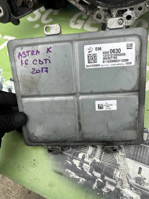 Calculator  motor Opel Astra K 1.6 cdti 2017