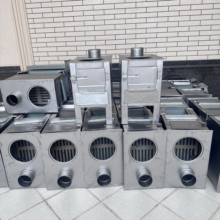 Pechka o’tin ko’mir va gazda foydalanish uchun. Печка металличиская