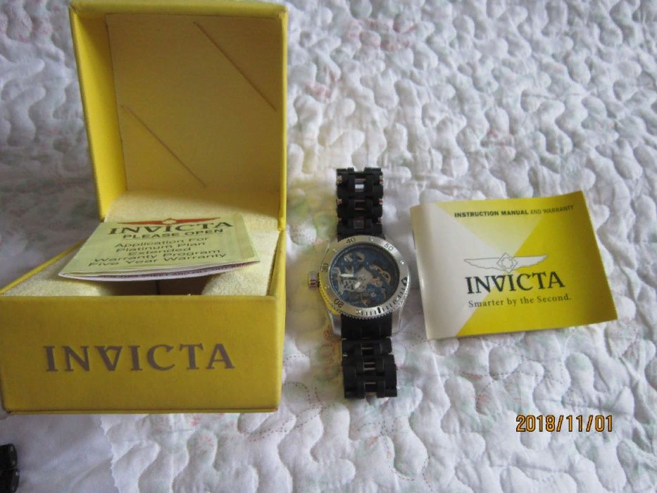 ПОДАРОК МУЖЧИНЕ Швейцарские Механические Часы INVICTA  модель  1257
