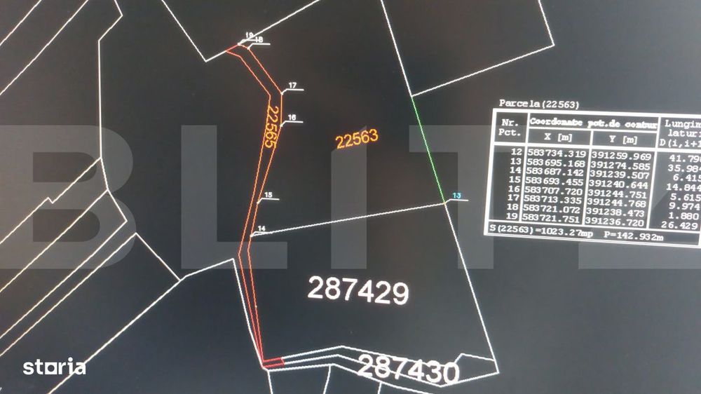 Teren 1023 mp in Cluj-Napoca, zona Campului – oportunitate de invest