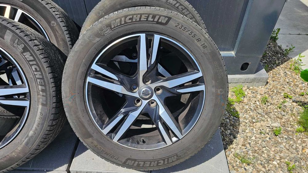 Jante Aliaj VOLVO OEM + Cauciucuri Vara 235 / 55 / R18